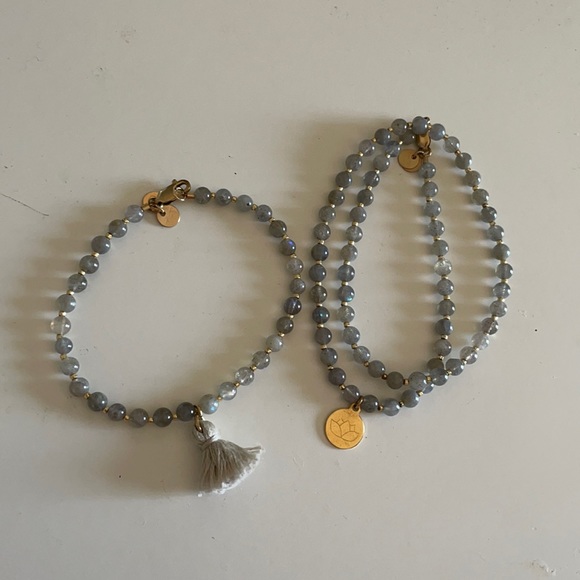 Tess + Tricia Labrodite Bracelet Set - Picture 1 of 3